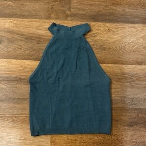 Free People Teal Halter Top